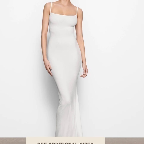 Skims Soft Lounge Long Slip Dress